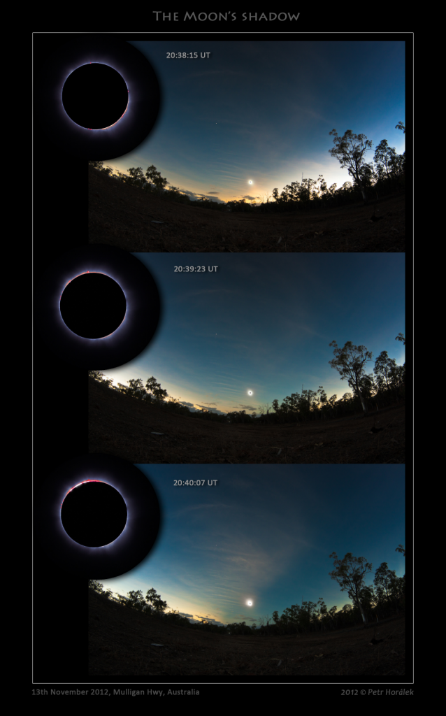 The Moon's shadow