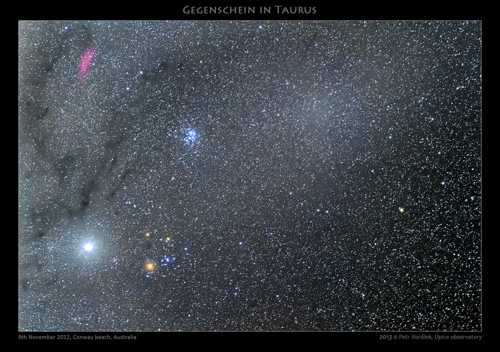 Gegenschein in Taurus