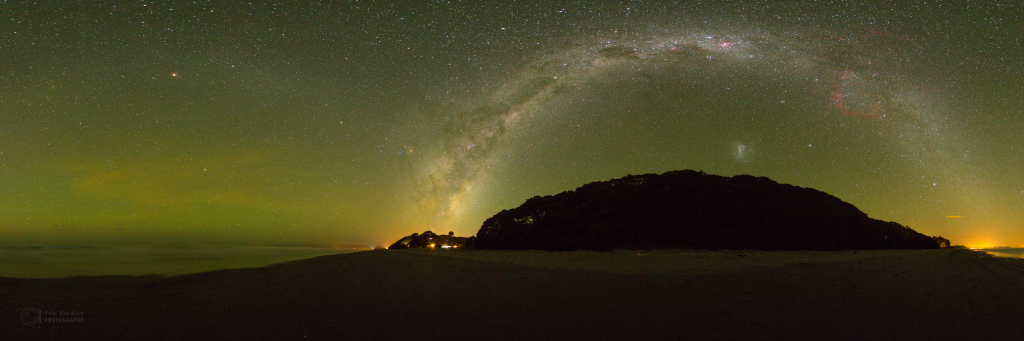 Airglowed Waiotahi Beach 21st April 2014