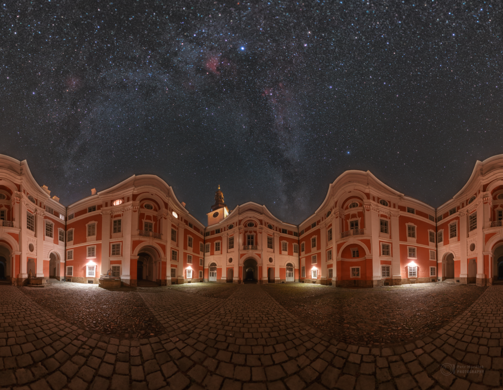 Stars over Broumov Monastery