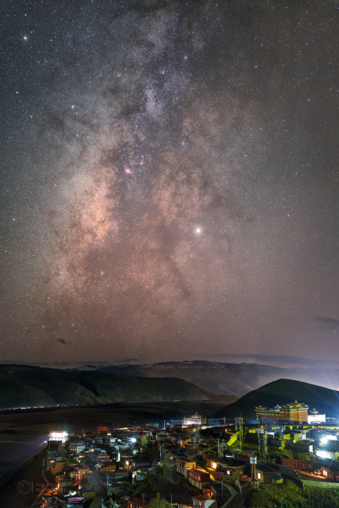 Milky Way over Ganzi