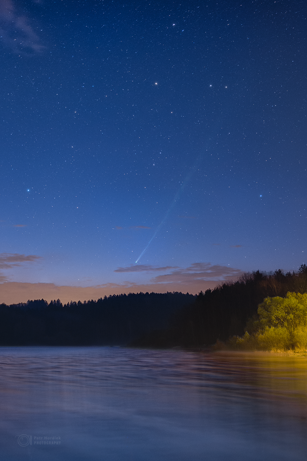 Comet PanSTARRS at Dawn