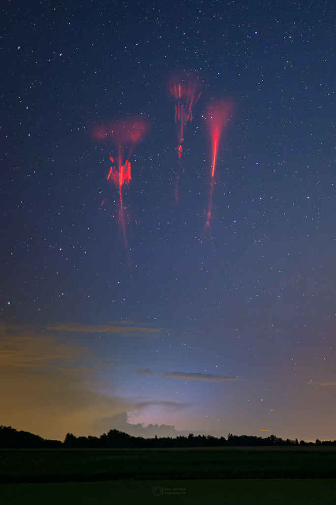 Red Sprites over Central Europe
