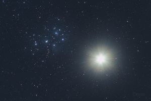 Venus and Pleiades