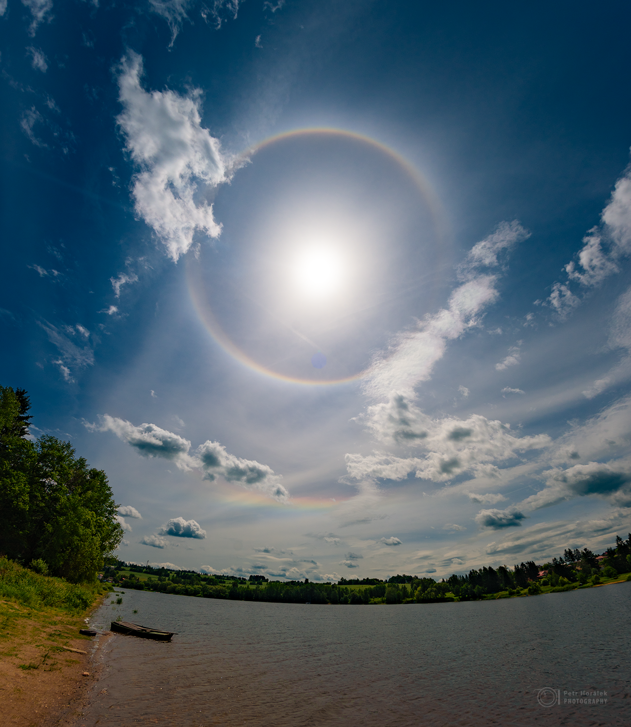 Fire Rainbow over Czech Republic