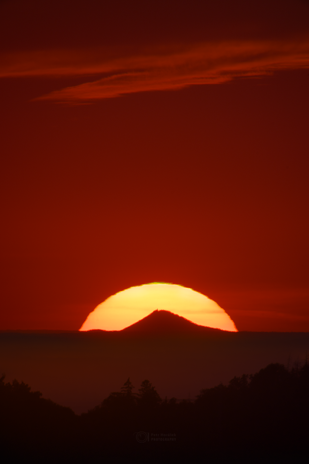 Milešovka Sunset