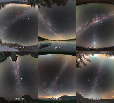 Kolekce meteorických rojů Kolekce meteorických rojů