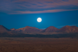 Perfect Full Moon rising over Chajnantor Perfect Full Moon rising over Chajnantor