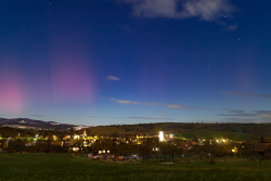 Aurora Borealis over Slovakia on 25 November 2023
