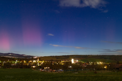 Aurora Borealis over Slovakia on 25 November 2023