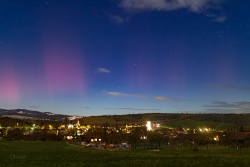 Aurora Borealis over Slovakia on 25 November 2023