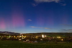 Aurora Borealis over Slovakia on 25 November 2023