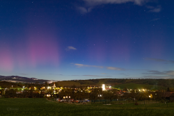 Aurora Borealis over Slovakia on 25 November 2023