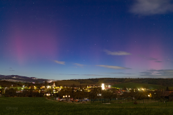Aurora Borealis over Slovakia on 25 November 2023