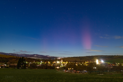 Aurora Borealis over Slovakia on 25 November 2023