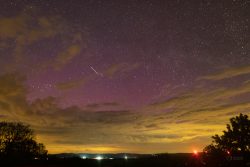 Faint Aurora Borealis from Zahorice, Czech Republic, on 2nd May 2024. Faint Aurora Borealis from Zahorice, Czech Republic, on 2nd May 2024.