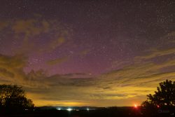 Faint Aurora Borealis from Zahorice, Czech Republic, on 2nd May 2024. Faint Aurora Borealis from Zahorice, Czech Republic, on 2nd May 2024.