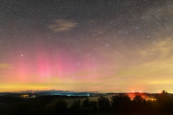 Aurora Borealis on 5 May 2024 from Záhořice, Czech Republic