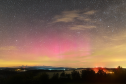 Aurora Borealis on 5 May 2024 from Záhořice, Czech Republic
