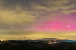 Aurora Borealis on 5 May 2024 from Záhořice, Czech Republic