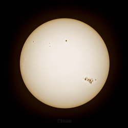 Large sunspot A3664 on 10th May 2024.