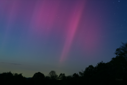 Aurora Borealis over Záhořice, Czech Republic, on 10-11 May, 2024