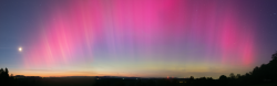 Aurora Borealis over Záhořice, Czech Republic, on 10-11 May, 2024