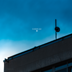 Daytime comet C/2023 A3 (Tsuchinshan-ATLAS) on 9 October 2024 from Bratislava, Slovakia Daytime comet C/2023 A3 (Tsuchinshan-ATLAS) on 9 October 2024 from Bratislava, Slovakia