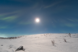 Auroras over Kilpisjärvi, Finland, on 9/10 February 2025