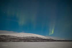 Auroras over Kilpisjärvi, Finland, on 9/10 February 2025