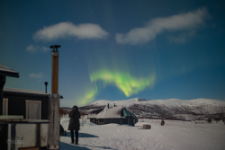 Auroras over Kilpisjärvi, Finland, on 9/10 February 2025