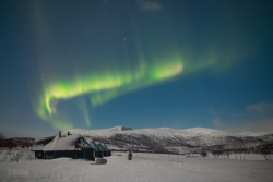 Auroras over Kilpisjärvi, Finland, on 9/10 February 2025