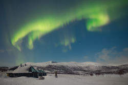 Auroras over Kilpisjärvi, Finland, on 9/10 February 2025