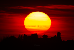 Dramatic Sunset over Lichnice Castle on 13 June 2025