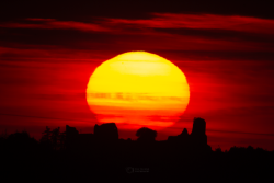 Dramatic Sunset over Lichnice Castle on 13 June 2025