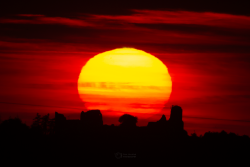 Dramatic Sunset over Lichnice Castle on 13 June 2025