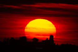 Dramatic Sunset over Lichnice Castle on 13 June 2025