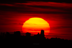 Dramatic Sunset over Lichnice Castle on 13 June 2025