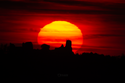 Dramatic Sunset over Lichnice Castle on 13 June 2025