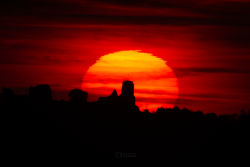Dramatic Sunset over Lichnice Castle on 13 June 2025