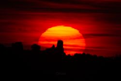 Dramatic Sunset over Lichnice Castle on 13 June 2025