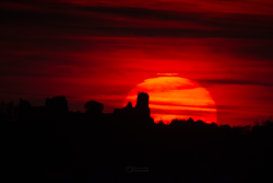 Dramatic Sunset over Lichnice Castle on 13 June 2025